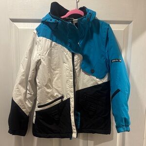 Body Glove Kids' Blue, White, and Black Snow Jacket